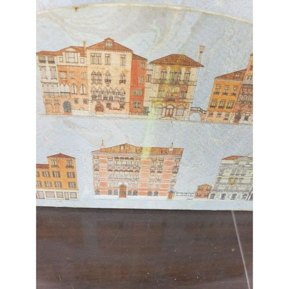 Vintage Cottage City Colonial Office Desk‎ Table Letter Note Holder Organizer - Picture 11 of 13